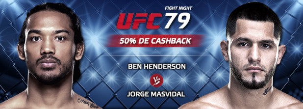 50% de Cashback na luta de Henderson e Jorge Masvidal