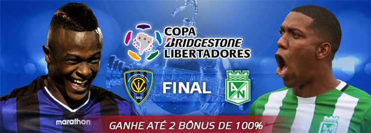 Final da Libertadores começa amanhã e terá até 100% de bônus