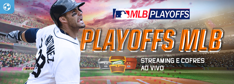 Assista os Playoffs da MLB ao vivo, abra os cofres e ganhe prêmios