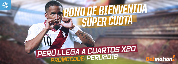 Perú en Mundial 2018 - Bonus Betmotion