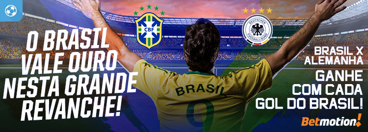 Brasil x Alemanha: Ganhe com cada gol verde e amarelo