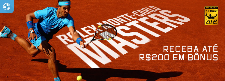 Rolex Monte-Carlo Masters dá até R$200 em Bônus