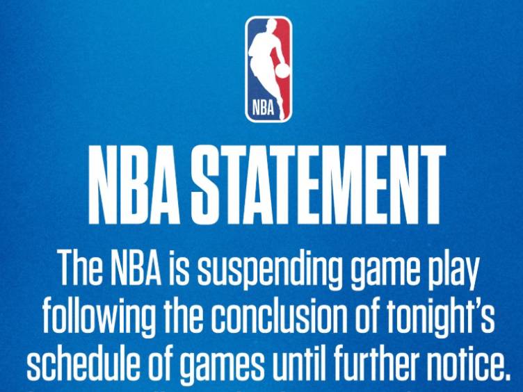 NBA suspende temporada após atleta infectado por coronavírus