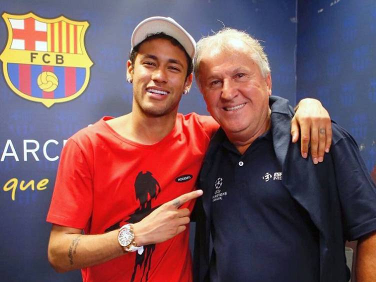 Zico quer Neymar com profissionalismo de Messi e CR7