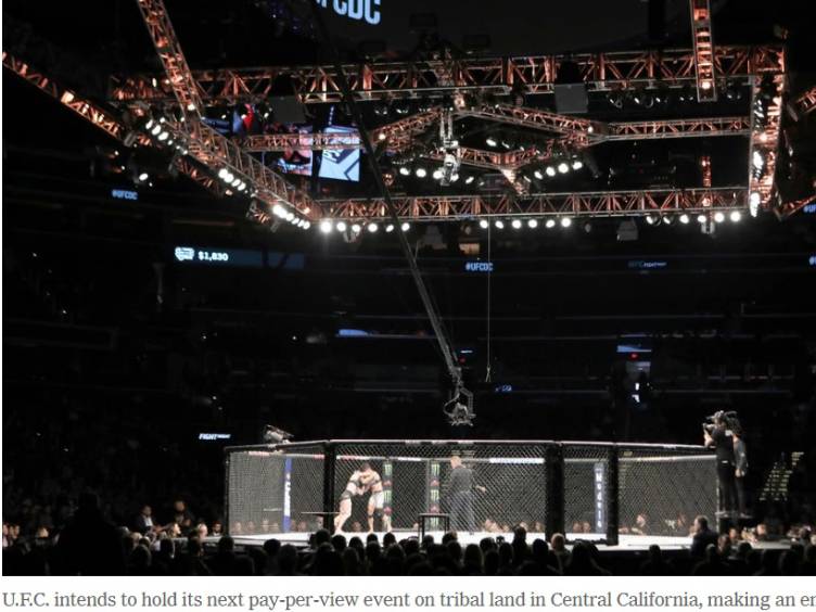 Reserva indígena pode sediar UFC; São Paulo descarta evento