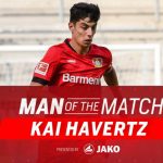 harvertz man of the match 3a1 contra monchengladbach twitter