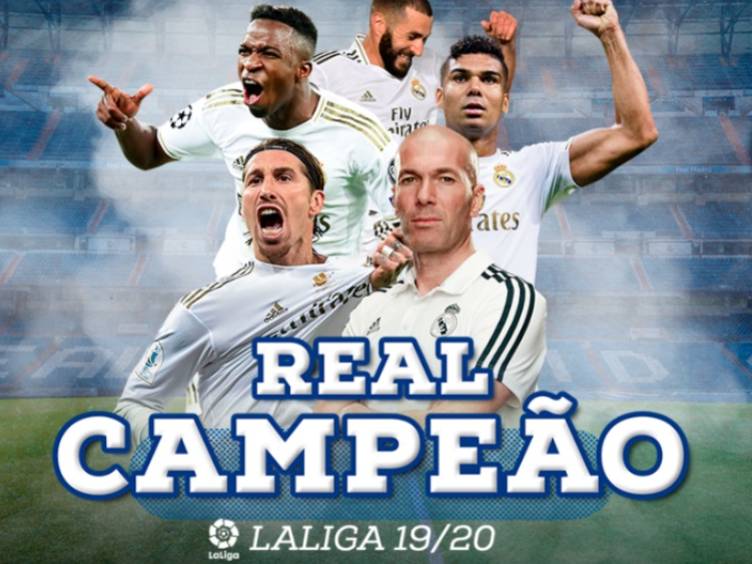 Real Madrid vence e é campeão espanhol pela 34ª vez