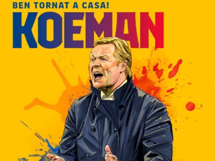 Barcelona oficializa Ronald Koeman como técnico