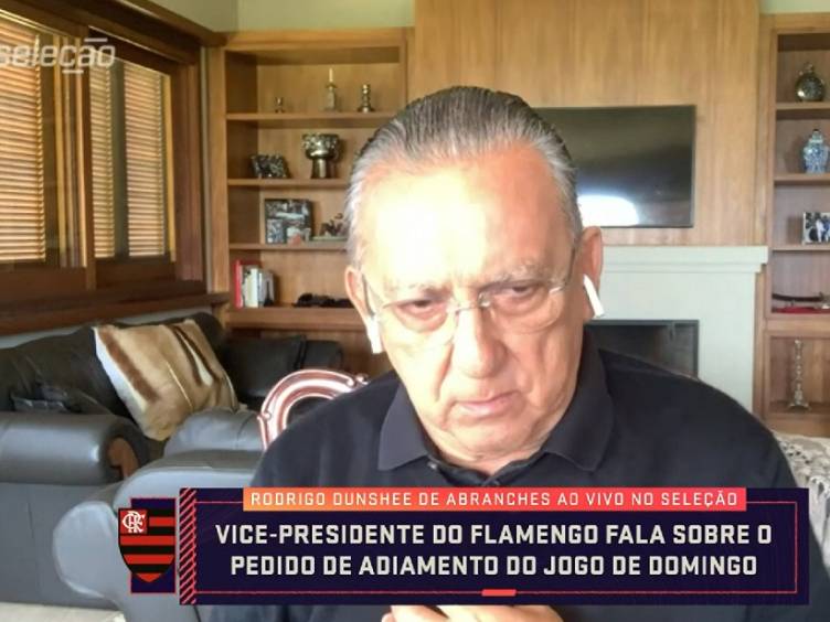 Galvão critica Palmeiras por recusar adiamento: “Egoísta”