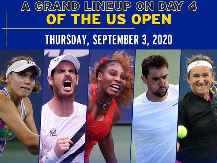 Dia 4 do US Open tem campeã da Austrália, Serena e Thiem