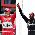 fotocortada hamilton iguala hepta de schumacher twitter f1