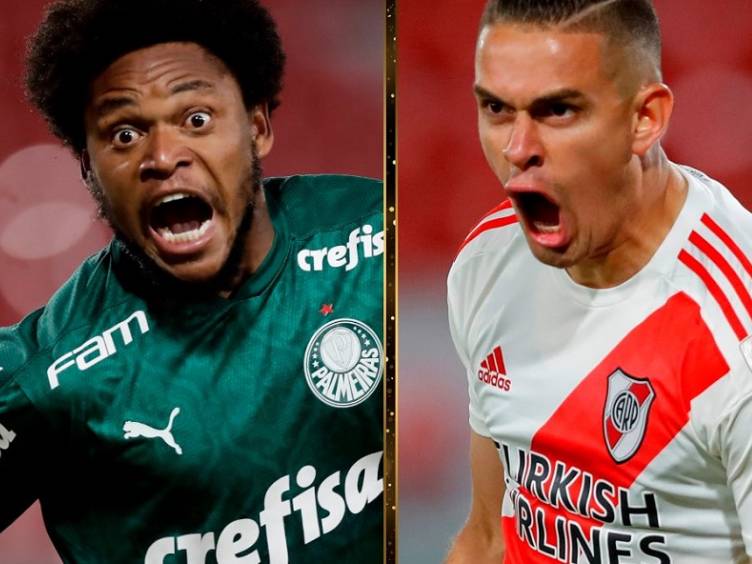 Luis Adriano (Palmeiras) e Borré (River)