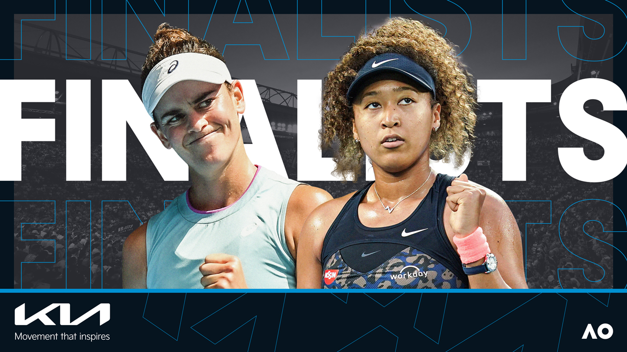 Título da chave feminina do Australian Open 2021 será disputado entre americana Jennifer Brady e a japonesa Naomi Osaka 