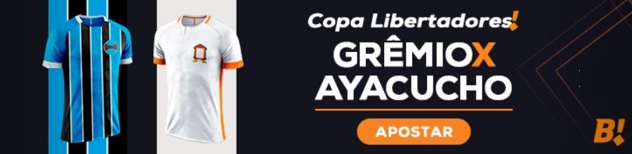 banner pré-libertadores 2021 Grêmio vs Ayacucho