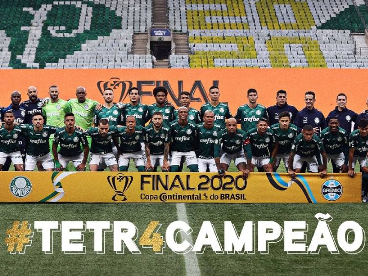 Pela quarta vez, o Palmeiras é campeão da Copa do Brasil