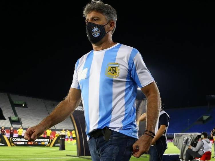 Covid-19: técnico do Grêmio Renato Portaluppi testa positivo