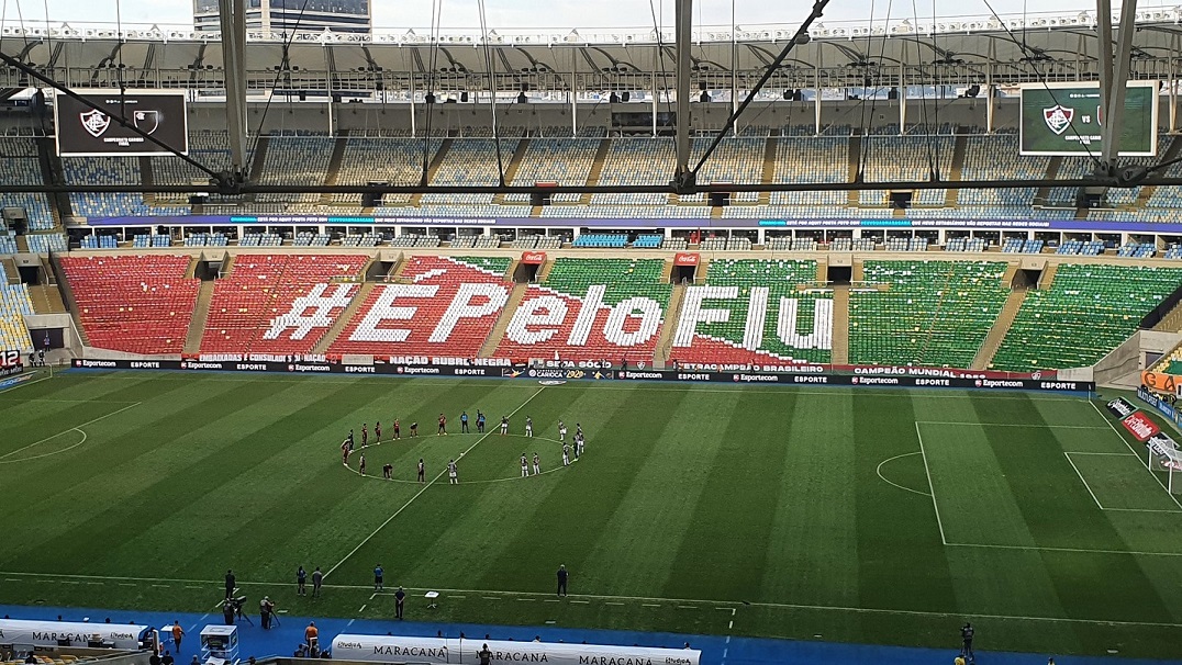 estadio do maracana durante fla-flu do carioca 2020