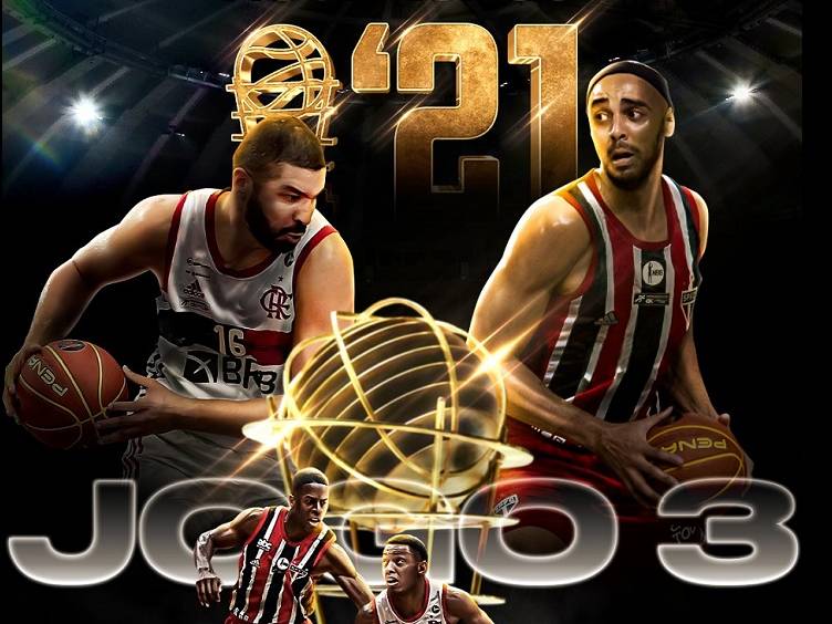 são paulo x flamengo jogo 3 finais nbb 2021