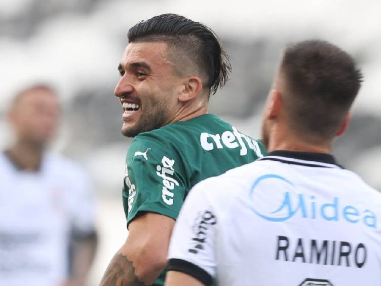 Victor Luis fez o primeiro do Palmeiras na semifinal do Paulista 2021