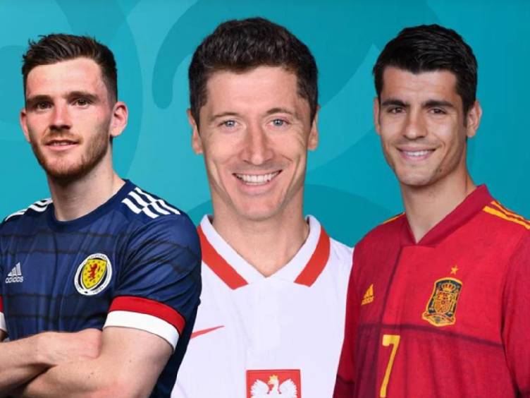 segunda de euro 2020 com estreias de polonia de lewandowski e espanha