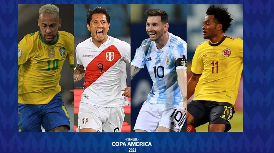 neymar messi lapadula cuadrado semifinalistas copa américa 2021