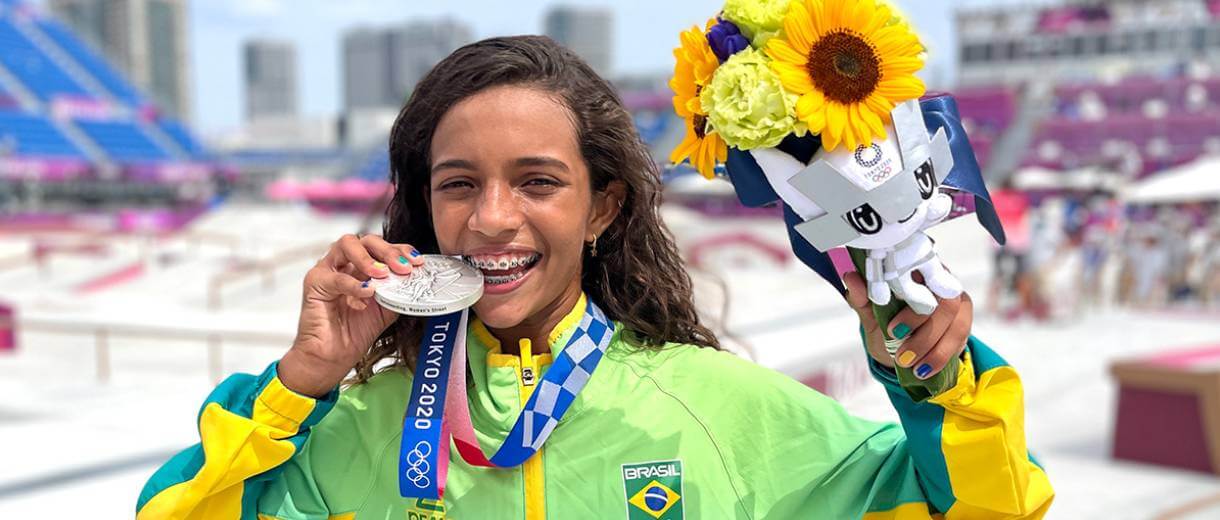 Skate dá duas pratas para o Brasil em madrugadas olímpicas