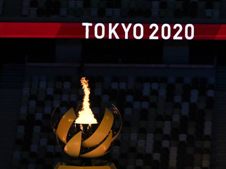cerimônia de abertura tóquio 2020 - pira olímpica