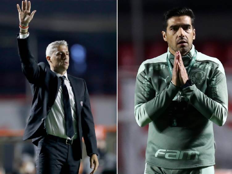 Crespo e Abel Ferreira dureante empate no primeiro choque-rei das quartas da libertadores 2021