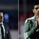 foto crespo e abel ferreira morumbi libertadores 2021 1