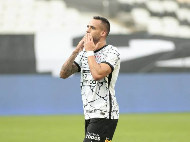 corinthians 3 x 1 ceará - renato augusto comemora volta com gol