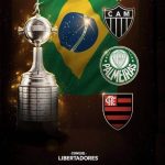 trofeu libertadores bandeira do brasil galo palmeiras flamengo conmebol libertadores 1