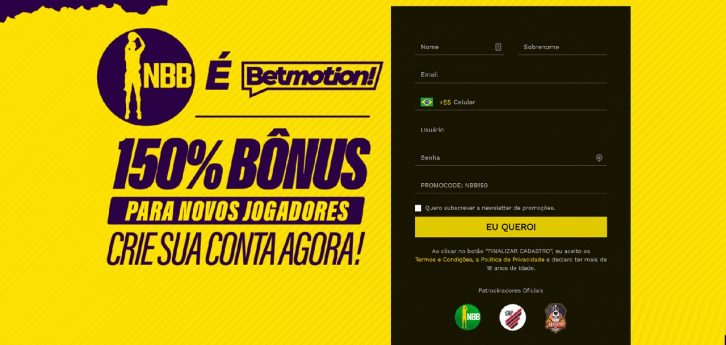 banner promo betmotion nbb 150 bonus