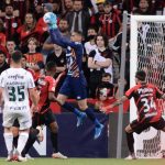 santos fazendo defesa contra palmeiras rodada 37 brasileiro 2021 foto jose tramontin site athletico 1