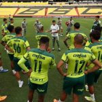 jogadores palmeiras estadio george capwell guayaquil para enfrentar emelec libertadores2022 reproducao twitter palmeiras 1