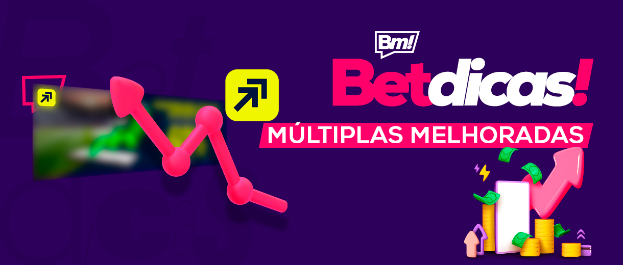 Múltiplas Melhoradas: aposte online e ganhe mais no Betmotion