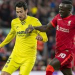 dani parejo villarreal disputa bola com sadio mane liverpool reproducao twitter 1