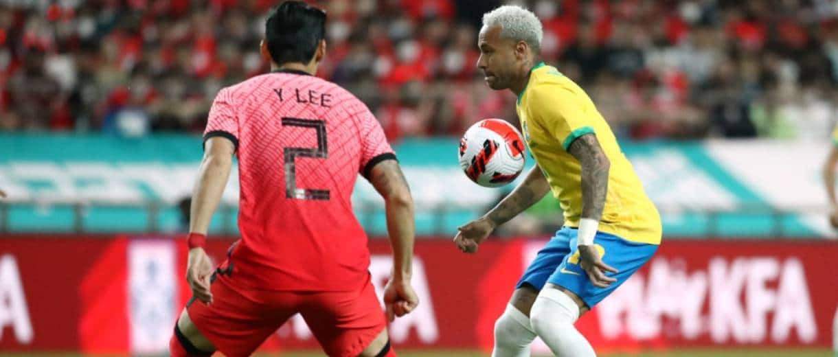 Amistoso internacional: Brasil goleia Coreia por 5 a 1