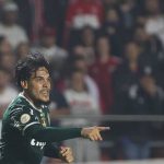 gustavo gomez comemorando gol contra sao paulo no morumbi brasileiro 2022 foto cesar greco