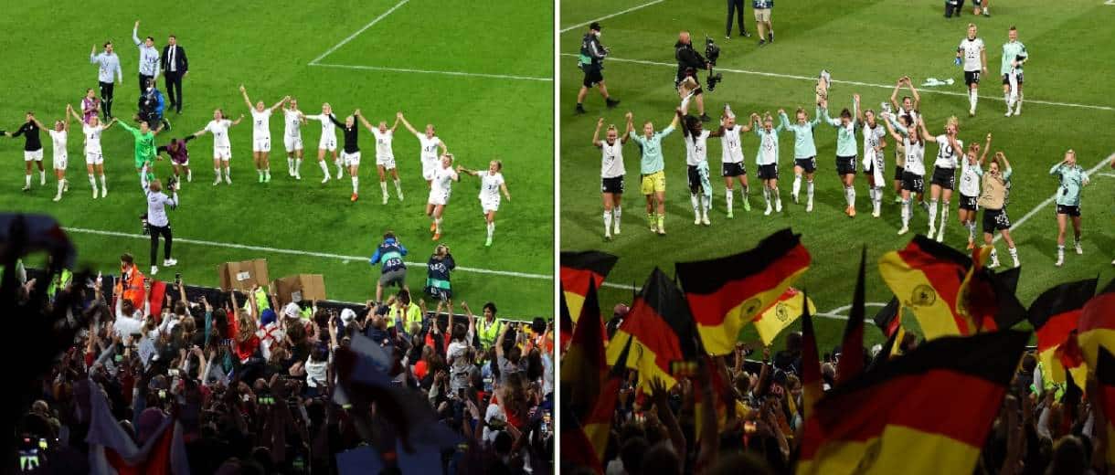selecoes inglesas e alemas finalistas da uefa euro feminina 2022