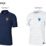 franca camisas 1 e 2 copa catar 2022 reproducao ge