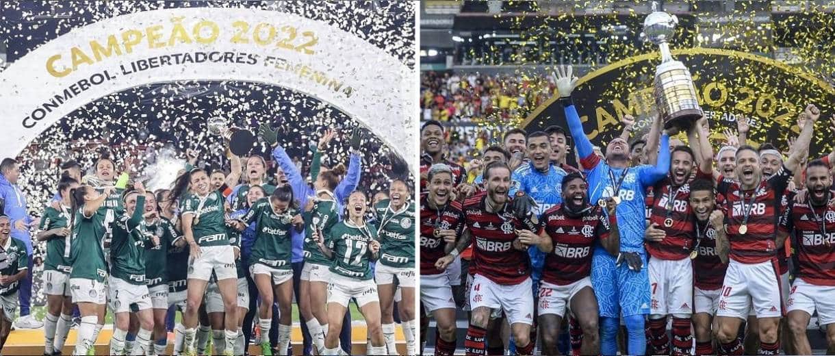 Libertadores Feminina é do Palmeiras; Fla leva no masculino