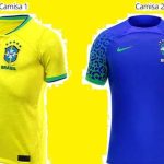 selecao brasileira camisas 1 e 2 copa catar 2022 reproducao ge 1