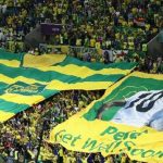 torcida brasileira homenagem a pele no estadio copa catar2022 twitter fifa world cup 1