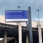 placa avenida rei pele maracana estadio mario filho divulgacao maracana 1