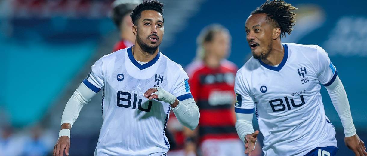 Salem Al-Dawsari Al Hilal fez dois gols de pênalti na vitória da semifinal do mundial de clubes contra o flamengo no marrocos