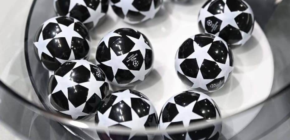 bolinhas para sorteio das quartas de final uefa champions league 2022-2023