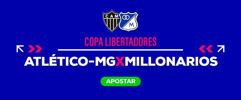 tv banner apostas atletico-mg x millonarios pre-libertadores 2023 - arte betmotion