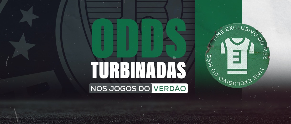 Jogos do Palmeiras têm Odds Turbinadas em maio
