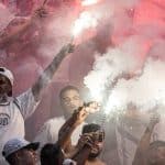 torcida do santos fazendo festa na arquibancada reproducao x ex twitter santosfc