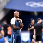 henry tecnico da franca durante treino antes de quartas contra argentina do futebol paris foto federation francaise de football